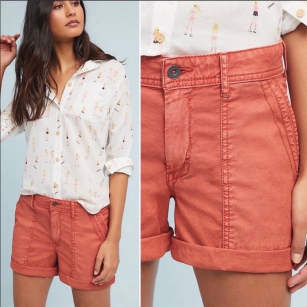 NWT! Anthropologie The Wanderer Utility Shorts 29